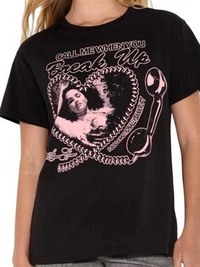 Selena Gomez Call Me When You Break Up Short Sleeve Graphic Tee
